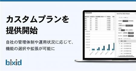 経営支援クラウド「bixid（ビサイド）」、カスタムプ