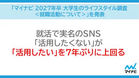 「マイナビ 2027年卒 大学生のライフスタイル調査＜就