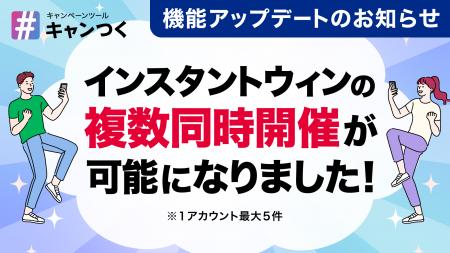 「キャンつく」X版インスタントウィンが大幅アップデ