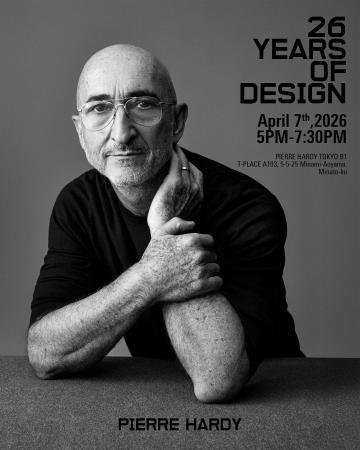 PIERRE HARDY TOKYOフラッグシップストア10周年を祝し