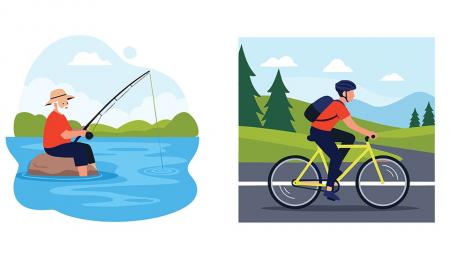 アウトドアスポーツ3年間の実施率は19％と低下傾向　