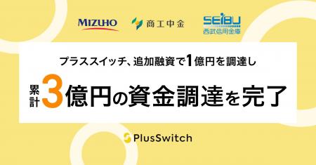 【前回融資から250%成長】株式会社プラススイッチ、追