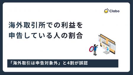 「海外は対象外」と4割が誤認。暗号資産の海外取引申