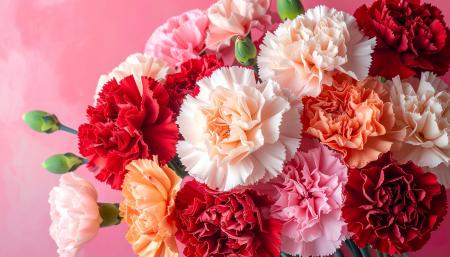 母の日に贈るカーネーションは「赤」が圧倒的！販売デ