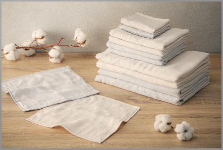 ふんわり、なめらか、気持ちいい。軽さと吸水性を両立