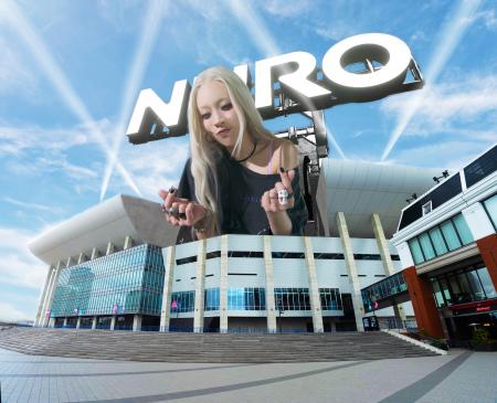 SoVeC、Kアリーナ横浜に“超リアル3D巨大ちゃんみな”が