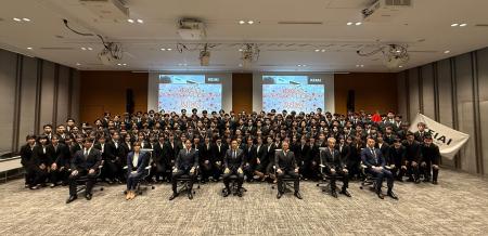 2026年度入社式を開催過去 最多のグループ総勢221名が