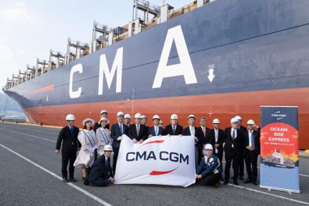 CMA CGM、新サービスOcean Rise Express 神戸港への初 CMA CGM、新サービスOcean Rise Express 神戸港への初