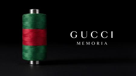 サン・シンプリチャーノ大回廊にて「Gucci Memoria」
