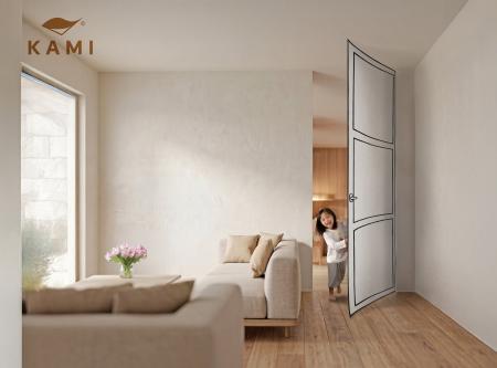わずか0.１mm厚、室内ドアの常識を覆す極薄ドア『KAMI