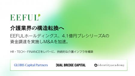 介護業界の構造転換へ。EEFULホールディングス、4.1億