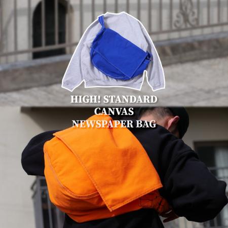 【HIGH! STANDARD】CANVAS NEWSPAPER BAGが再登場