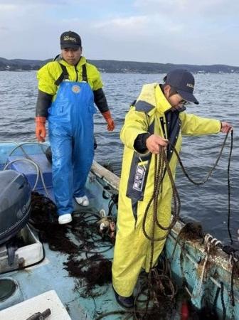能登半島地震支援で海藻栽培の取り組みをスタート 能登半島地震支援で海藻栽培の取り組みをスタート