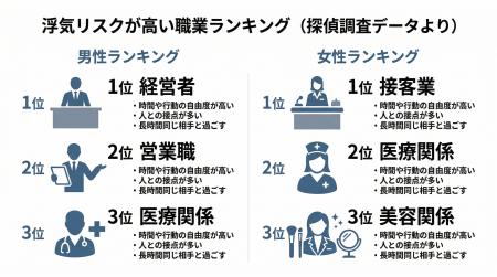 浮気はどこで始まるのか？探偵事務所が調査した“実態