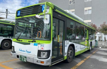 いたばし観光キャラクター「りんりんちゃん」の車内装