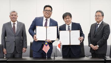 マレーシア国営石油会社ペトロナスとの協力覚書を締結