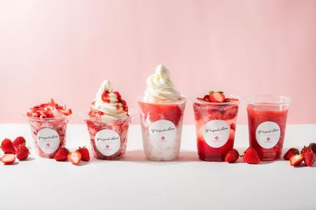 ＜MIGAKI FARM 閖上店＞凍らせた完熟ミガキイチゴをそ