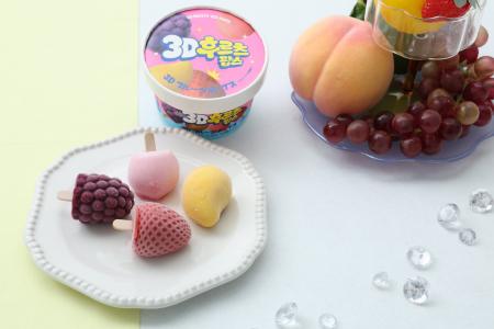 昨年の人気商品「3Dアイス」がひとくちサイズの詰め合