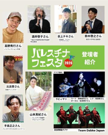 4/11(土)「パレスチナ・フェスタ2026~子どもたちの 4/11(土)「パレスチナ・フェスタ2026~子どもたちの