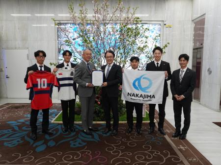 【スポンサー契約締結】中島工業株式会社、大阪工業大 【スポンサー契約締結】中島工業株式会社、大阪工業大