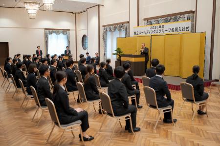 日本カルミック、2026年度入社式を実施