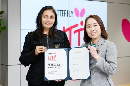 卓球のバタフライ　インド最高峰のプロ卓球リーグUlti