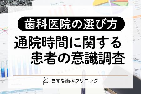 【歯科の通院時間調査】片道30分以上かける患者の約6 【歯科の通院時間調査】片道30分以上かける患者の約6