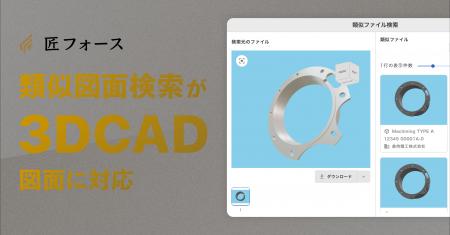 CADデータの「見る」「探す」を一元化。AIを活用した