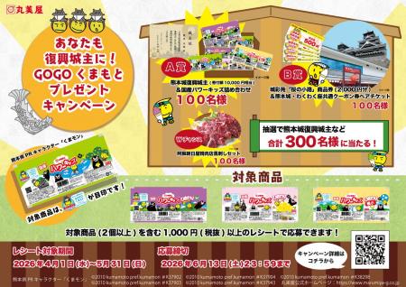 あなたも復興城主に！　GOGOくまもとプレゼントキャン