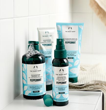 ひんやりクールに肌をうるおす「ペパーミント」ボディ