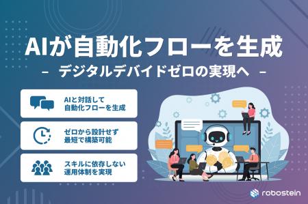 IT運用自動化プラットフォーム「Robostein」、AIによ