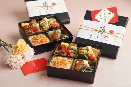 なだ万　母の日特別弁当のご案内。日頃の感謝の気持ち