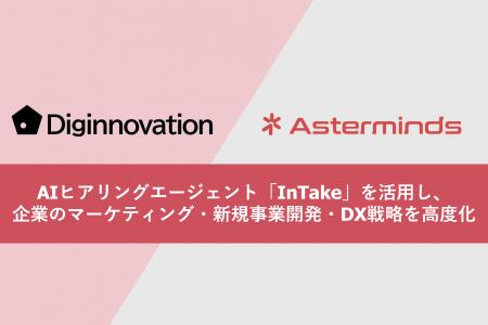 デジノベーション株式会社、Asterminds株式会社と業務