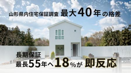 【山形県住宅保証調査】構造・防水保証に「最大40年」