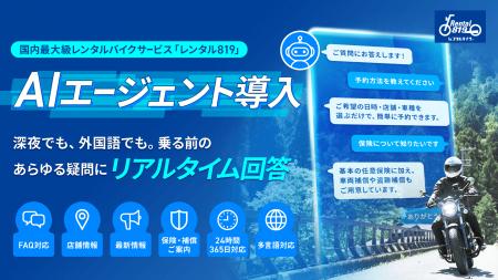 国内最大級のレンタルバイクサービス「レンタル819」
