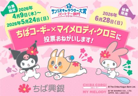 2026年サンリオキャラクター大賞 パートナー部門に「