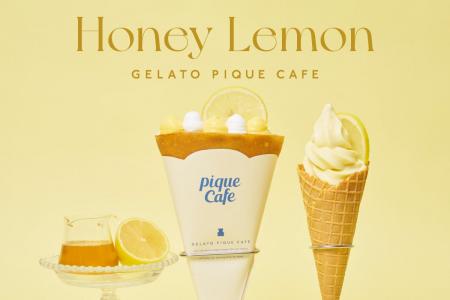 【gelato pique cafe】国産レモン×はちみつの爽やかな 【gelato pique cafe】国産レモン×はちみつの爽やかな
