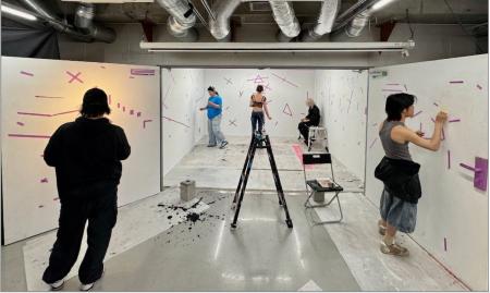 テンプル大学ジャパンキャンパスの授業「Mural Art in