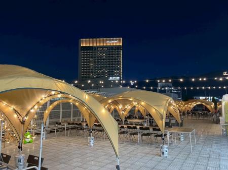 神戸阪急の屋上BBQがリニューアル！VIP席を新設した「