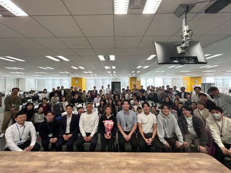 柔道 阿部詩選手が味の素(株)九州支社を訪問