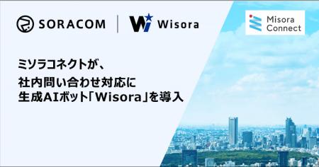 ミソラコネクトが、社内問い合わせ対応に生成AIボット