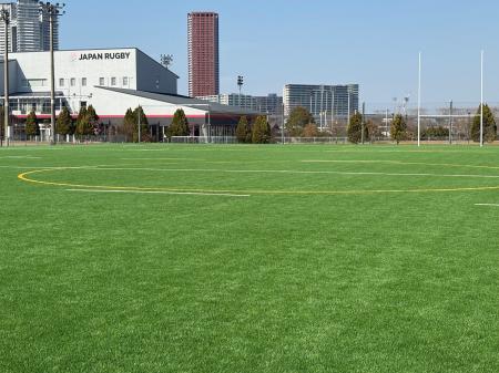 日本ラグビーフットボール協会の「JAPAN BASE」第2グ 日本ラグビーフットボール協会の「JAPAN BASE」第2グ