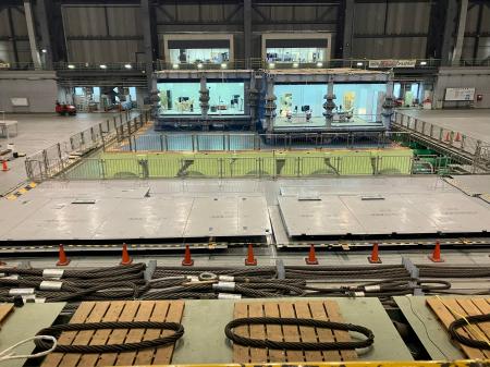 三洋工業、防災科研「Ｅ―ディフェンス」における実大