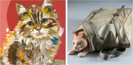 【阪神梅田本店】絵画やイラスト、木彫りで表現された