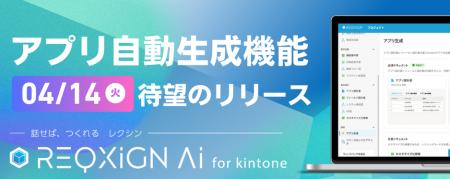 【kintone開発に、新しいスタンダードを】話すだけで