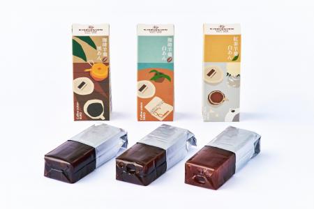 キャラバンコーヒーで大人気の「珈琲羊羹(黒あん・白