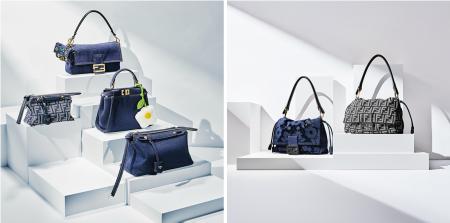 フェンディ、爽やかなデニム素材のアイコンバッグを発