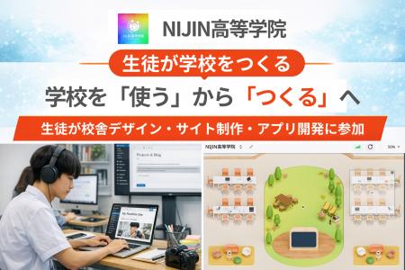 学校を「使う」から「つくる」へ。NIJIN高等学院、生 学校を「使う」から「つくる」へ。NIJIN高等学院、生