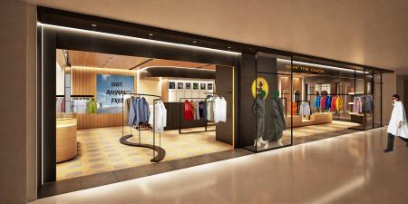 SAVE THE DUCKがクオーツ心斎橋に日本初の内装コンセ