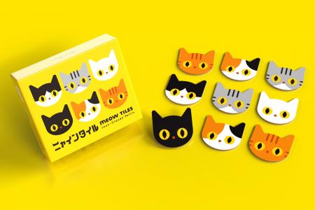 ボードゲーム『ニャインタイル』2026年5月発売。シリ ボードゲーム『ニャインタイル』2026年5月発売。シリ